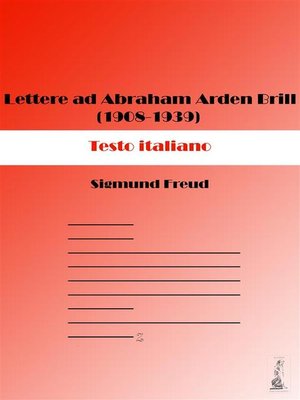 cover image of Lettere ad Abraham Arden Brill (1908-1939). Testo italiano